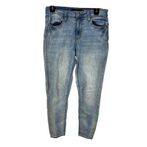 Aéropostale High Waisted Ankle Jegging 6 Light Wash Denim Casual Skinny Stretch